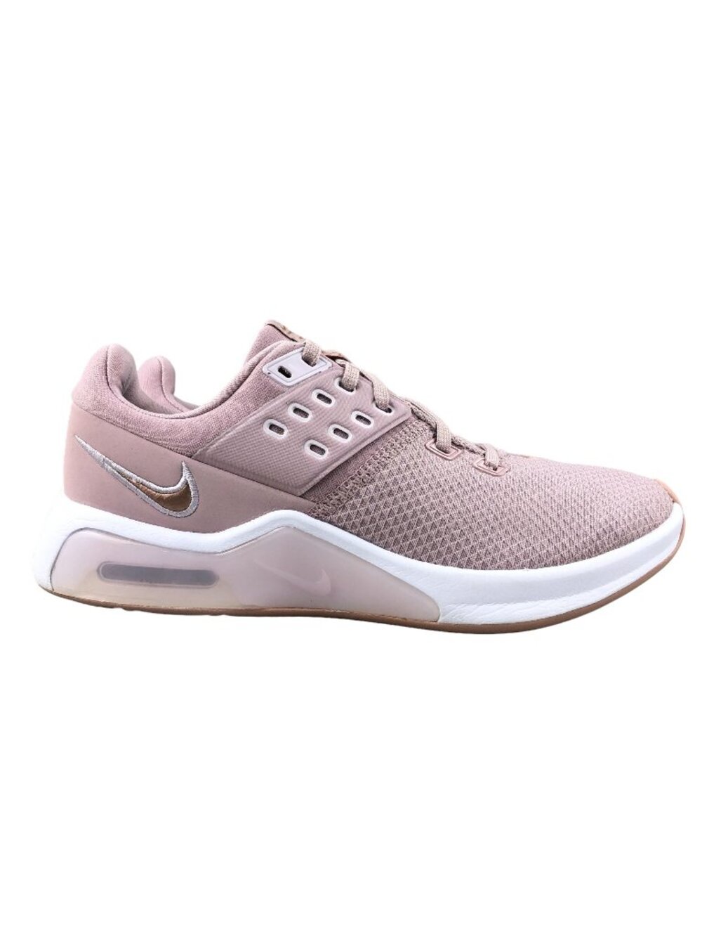 Nike Womens Size 8 Air Max Bella TR 4 Champagne Pink Lace-Up Sneakers CW3398-600
